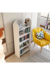 Limnizza Dekoratif 5 Raflı Kitaplık Modern Kitaplık Kütüphane Organizer - 4