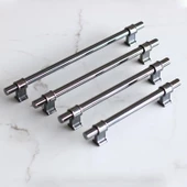 Hisar Füme Düz Metal Kulp Kulpu 224 mm Mobilya Çekmece Mutfak Dolabı Dolap Kulpları Kulbu - 3