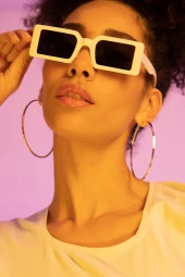 Beşgen Köprülü Kahverengi Erkek Güneş Gözlüğü thumbnail 2