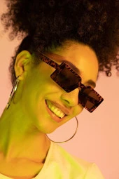 Round Metal Rose-Siyah Yuvarlak Erkek Güneş Gözlüğü thumbnail 3