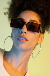 Round Metal Rose-Siyah Yuvarlak Erkek Güneş Gözlüğü thumbnail 5