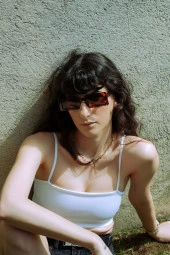 Round Metal Rose-Siyah Yuvarlak Erkek Güneş Gözlüğü thumbnail 6