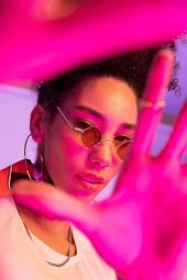 Retro Tasarım Kahverengi Kadın Güneş Gözlüğü thumbnail 2