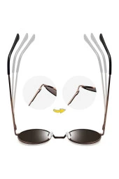 Mod Pilot Maxi Siyah-turuncu Erkek Güneş Gözlüğü thumbnail 4