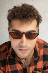 Kemik Çerçeve Erkek Güneş Gözlüğü thumbnail 1