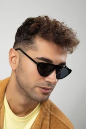 Zey Siyah Güneş Gözlüğü - Black Sunglasses thumbnail 2