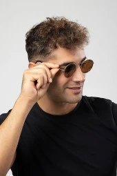 Şeffaf Mavi Chunky Frame Dikdörtgen Kadın Güneş Gözlüğü - 2