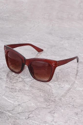 Ultra İnce Elips Aynalı Kadın Güneş Gözlüğü thumbnail 2
