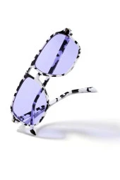 Yuvarlak Model Metal Kasa Köprülü Siyah Kadın Güneş Gözlüğü thumbnail 5