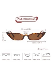 Zamansız Tasarım Metal Çerçeve Kadın Güneş Gözlüğü thumbnail 2