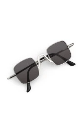 Octagon Retro Tasarım Kahverengi Sekizgen Unisex Güneş Gözlüğü - 5
