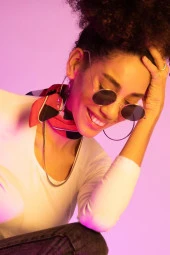 Anahtar Model Krem Kadın Güneş Gözlüğü - 5