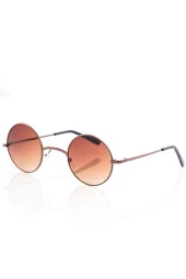 Tia Aviator Damla Model Metal Çerçeveli Kahverengi Kadın Güneş Gözlüğü - 2