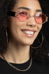 8045set02 Vintage Cat Eye Kadın Gözlük-vog Model thumbnail 1