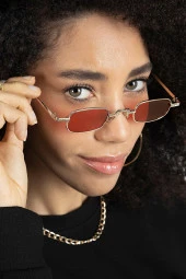 8045set08 Vintage Vog Model Model Kadın Gözlük thumbnail 1