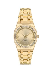 Taşlı Geometrik Kadran Kadın Kol Saati thumbnail 2