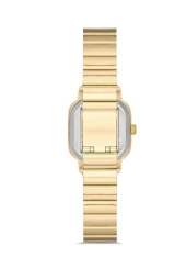 Minimal Retro Ayarlanabilir Kordon Gold-beyaz Renk Kadın Kol Saati thumbnail 4