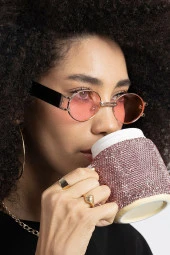 8045set02 Vintage Cat Eye Kadın Gözlük-vog Model thumbnail 2