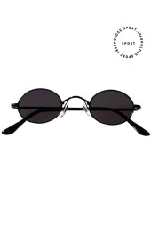 Round Metal Sarı Yuvarlak Erkek Güneş Gözlüğü thumbnail 1