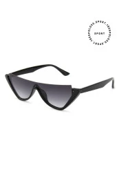 Polarize Round Metal Gümüş-Kahverengi Yuvarlak Erkek Güneş Gözlüğü - 1