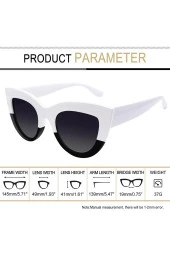 Zamansız Şık Tasarım Büyük Kasa Kırmızı Kadın Güneş Gözlüğü thumbnail 4