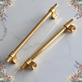 Hisar Altın Gold Düz Metal Kulp Kulpu 224 mm Çekmece Mutfak Mobilya Dolabı Dolap Kulpları Kulbu - 7