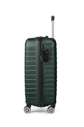 Yeşil Valiz Seti %100 Abs 3'lü Set(KABİN-ORTA-BÜYÜK BOY) - 3