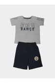 Fenerbahçe Orijinal Çocuk T-Shirt Şort Takımı - 1