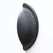 Yelken Midye Tas Çanak 64 mm Düğme Mat Siyah Mobilya Mutfak Dolabı Çekmece Dolap Kulpları Kulpu Kulb - 3