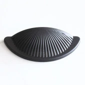 Yelken Midye Tas Çanak 64 mm Düğme Mat Siyah Mobilya Mutfak Dolabı Çekmece Dolap Kulpları Kulpu Kulb - 4