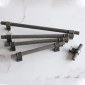 Hisar Eskitme Antik Gümüş Metal 192 mm Mobilya Mutfak Çekmece Dolap Dolabı Kulpu Kulbu Kulpları thumbnail 5