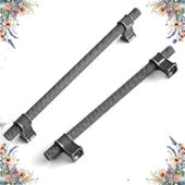 Hisar Eskitme Antik Gümüş Metal 192 mm Mobilya Mutfak Çekmece Dolap Dolabı Kulpu Kulbu Kulpları thumbnail 7