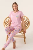 Roly Poly 3403 Callım Kadın Kısa Kol Pijama Takımı - 9
