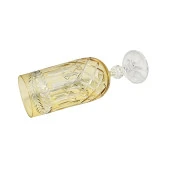 Bohemia Zaraif 180 Ml Kristal 1 Adet Kadeh Bardak Takımı (Sarı) - 3