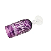 Bohemia Zaraif 180 Ml Kristal 1 Adet Kadeh Bardak Takımı (Mor) - 3