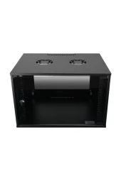 15U 600x600 Mm Duvar Tipi Soho Rack Kabinet Siyah 2 Yıl Üretici Garantili - 1