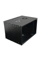 15U 600x600 Mm Duvar Tipi Soho Rack Kabinet Siyah 2 Yıl Üretici Garantili - 2