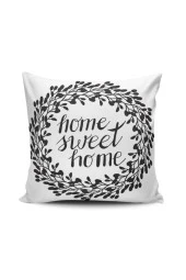 Home Sweet Home Dijital Baskılı Kırlent Kılıfı - 1