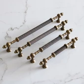 Ladin Eskitme Antik Sarı Metal 224 mm Mobilya Mutfak Çekmece Dolap Dolabı Kulpu Kulbu Kulpları thumbnail 3