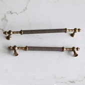 Ladin Eskitme Antik Sarı Metal 224 mm Mobilya Mutfak Çekmece Dolap Dolabı Kulpu Kulbu Kulpları thumbnail 7