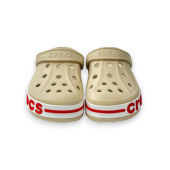 CROCS BAYABAND BEJ KIRMIZI TERLİK - 2