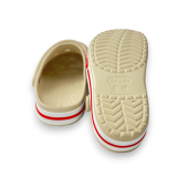 CROCS BAYABAND BEJ KIRMIZI TERLİK - 3