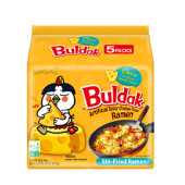 SAMYANG Buldak Cheese Ramen Noodle 140 gr x5 ADET - 1