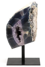 Kalsedon-Akik-Druze Doğal Taş Standlı Ham Parça thumbnail 1