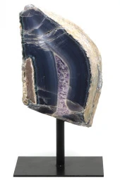 Kalsedon-Akik-Druze Doğal Taş Standlı Ham Parça thumbnail 2