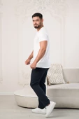 Paul Martin Bisiklet Yaka Önü Baskılı Pamuklu Basic Regular Fit T-shirt thumbnail 12