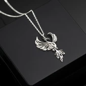925 Ayar Gümüş Anka Kuşu Özel Seri Kolye thumbnail 1