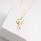 925 Ayar Gümüş Anka Kuşu Özel Seri Kolye thumbnail 4