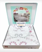 Taç Ranforce Tek Kişilik Nevresim Takımı Astra Pembe thumbnail 2