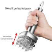 Et Marine Enjektör Set Paslanmaz Çelik İğne Baharat Sos Şırınga - 8